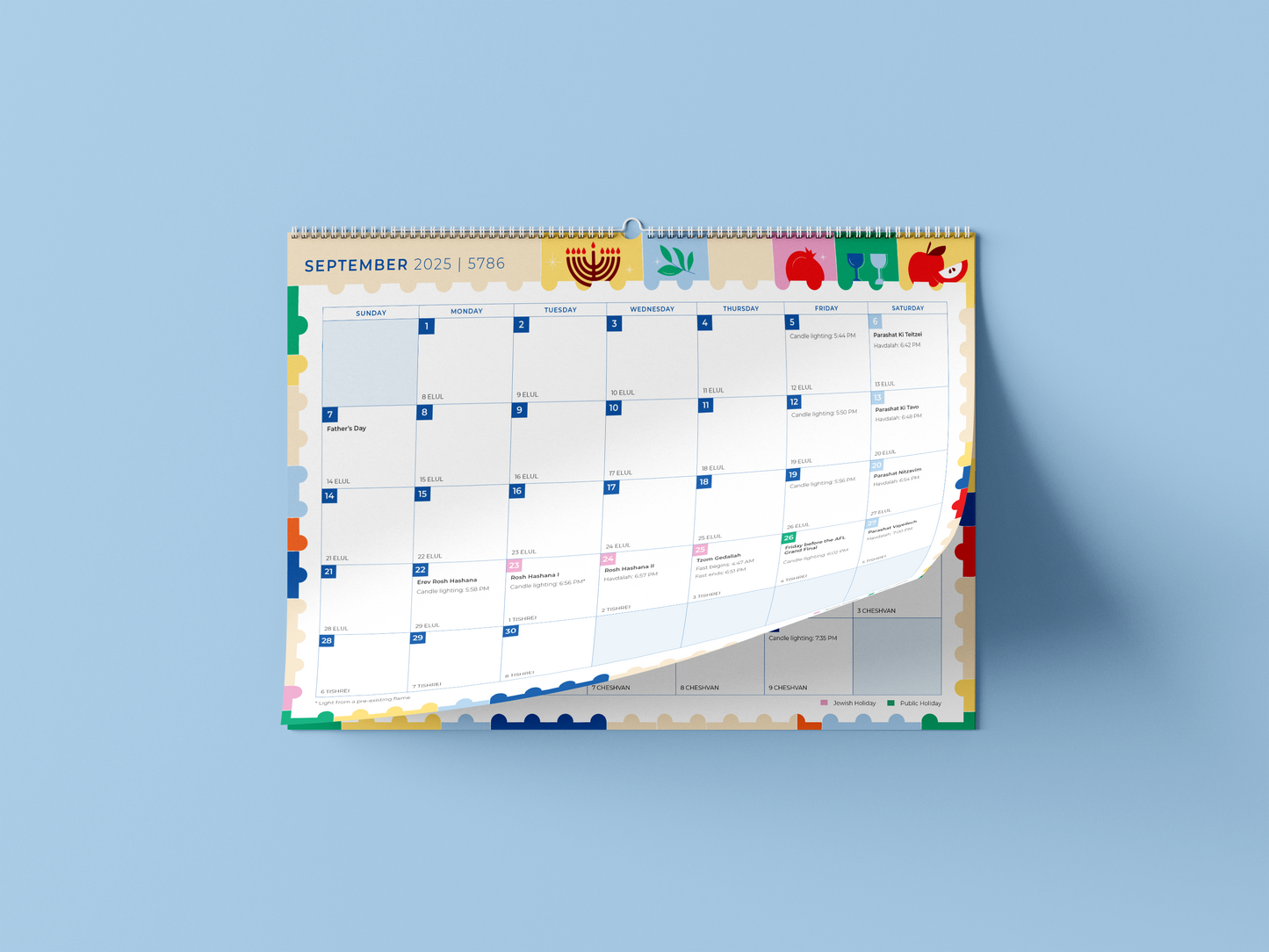 5786 - Monthly Calendar (Melbourne)