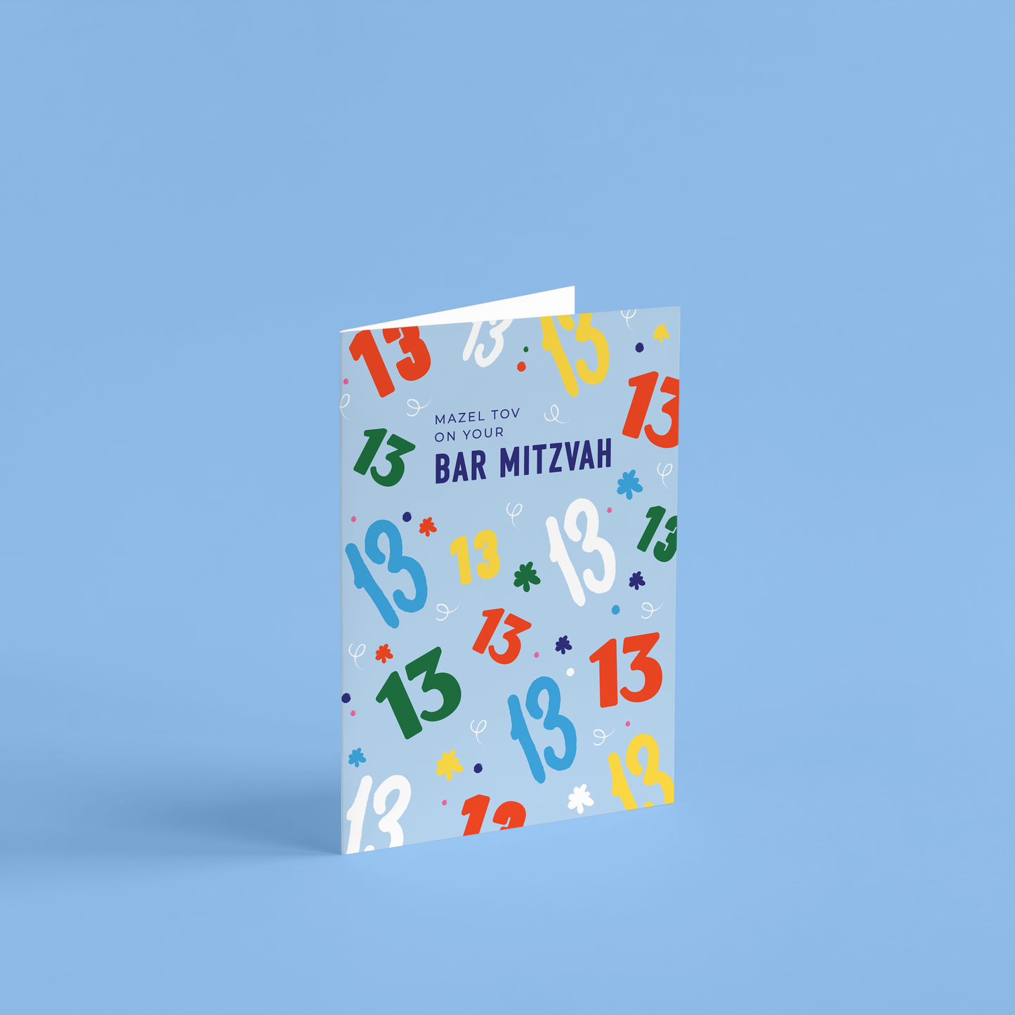 Bar Mitzvah Thirteen Card