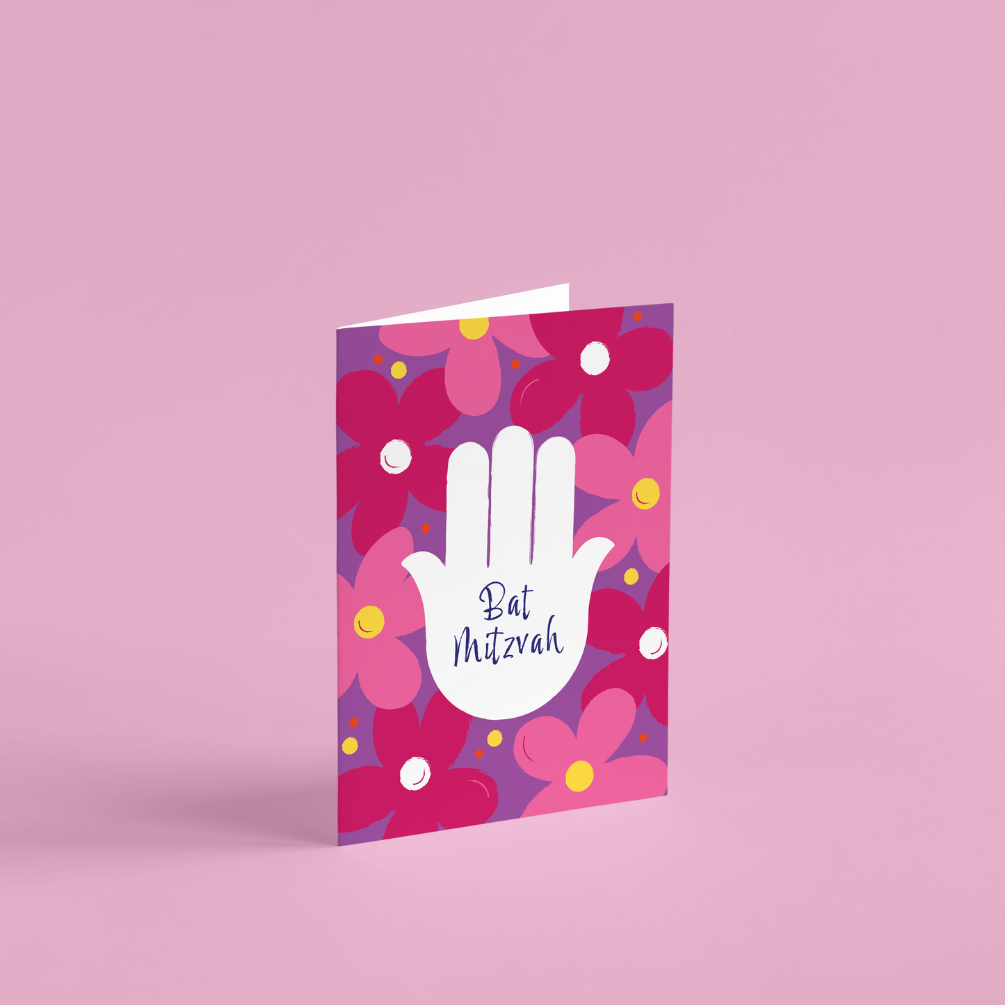 Bat Mitzvah Hamsa Card
