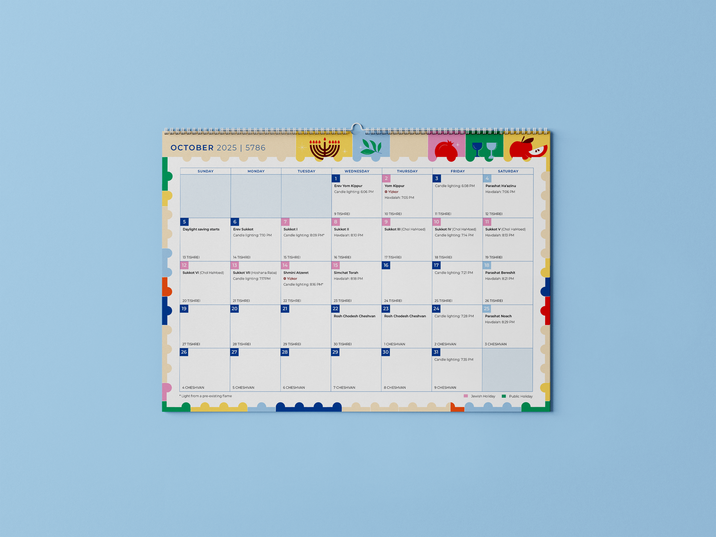 5786 - Monthly Calendar (Melbourne)