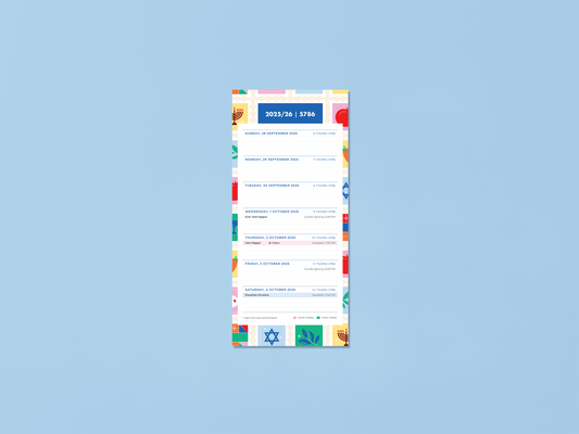 5786 - Weekly Planner Notepad (Melbourne)