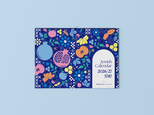 Melbourne – 5787 Monthly Calendar