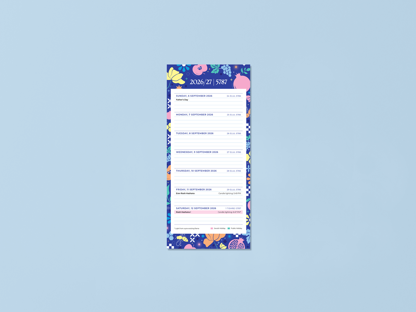 Melbourne – 5787 Weekly Planner Notepad