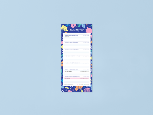 Melbourne – 5787 Weekly Planner Notepad