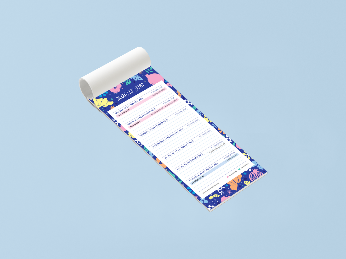 Melbourne – 5787 Weekly Planner Notepad