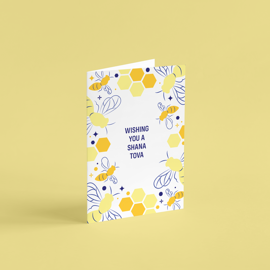 Shana Tova Bees Card