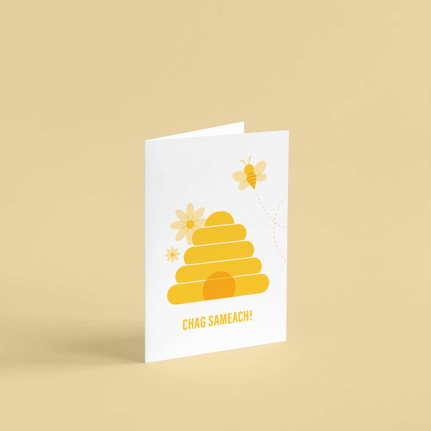 Chag Sameach Beehive Card